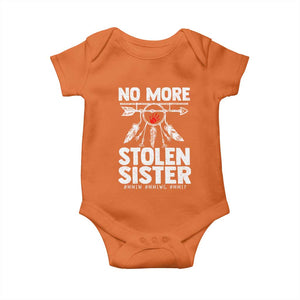 MMIW Baby Onesie No More Stolen Sisters Indigenous Woman TS10 Orange Print Your Wear