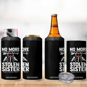 MMIW 4 in 1 Can Cooler Tumbler No More Stolen Sisters Indigenous Woman TS10 Print Your Wear