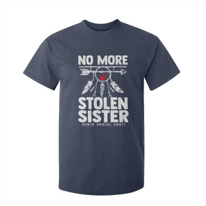 MMIW T Shirt For Kid No More Stolen Sisters Indigenous Woman TS10 Navy Print Your Wear