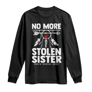 MMIW Long Sleeve Shirt No More Stolen Sisters Indigenous Woman TS10 Black Print Your Wear