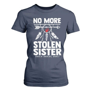 MMIW T Shirt For Women No More Stolen Sisters Indigenous Woman TS10 Navy Print Your Wear