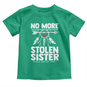 MMIW Toddler T Shirt No More Stolen Sisters Indigenous Woman TS10 Irish Green Print Your Wear