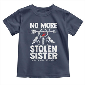 MMIW Toddler T Shirt No More Stolen Sisters Indigenous Woman TS10 Navy Print Your Wear