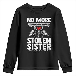 MMIW Youth Sweatshirt No More Stolen Sisters Indigenous Woman TS10 Black Print Your Wear