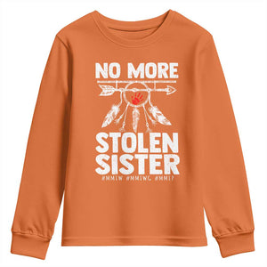 MMIW Youth Sweatshirt No More Stolen Sisters Indigenous Woman TS10 Orange Print Your Wear