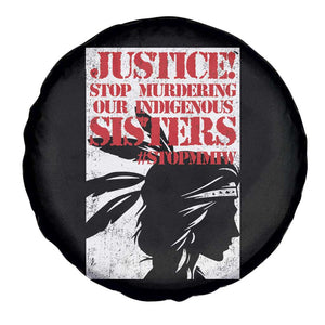 MMIW Awareness Spare Tire Cover Justice Stop Murdering Our Indigenous Sisters TS10 Print Your Wear