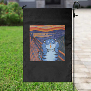 Blue Tiger Scream Garden Flag Cute Animal Anime Demon Aesthetic Painting TS10 Print Your Wear