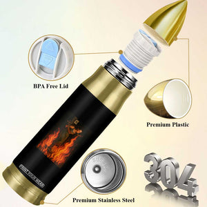 Funny Halloween Witch Bullet Tumbler Witch Lighting Cigarette With Flames Occult Unholy TS10 Print Your Wear