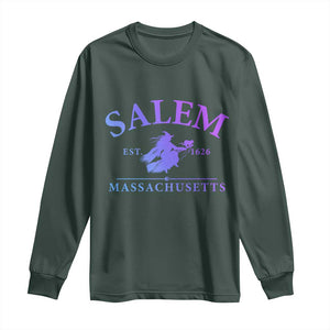1692 They Missed One Long Sleeve Shirt Halloween Salem Witch Trials TS10 Dark Forest Green Print Your Wear
