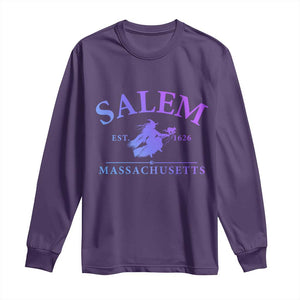 1692 They Missed One Long Sleeve Shirt Halloween Salem Witch Trials TS10 Purple Print Your Wear