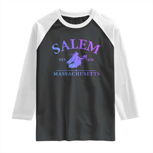 1692 They Missed One Raglan Shirt Halloween Salem Witch Trials TS10 Black White Print Your Wear
