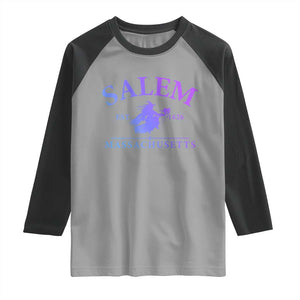 1692 They Missed One Raglan Shirt Halloween Salem Witch Trials TS10 Sport Gray Black Print Your Wear