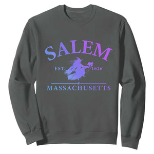 1692 They Missed One Sweatshirt Halloween Salem Witch Trials TS10 Dark Heather Print Your Wear