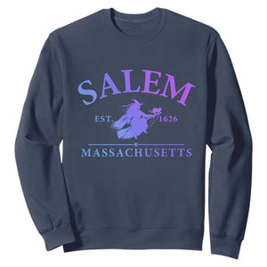 1692 They Missed One Sweatshirt Halloween Salem Witch Trials TS10 Navy Print Your Wear