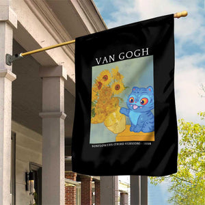 Van Gogh Kpop Fan Garden Flag Blue Tiger Vintage Art Sunflower Cat TS10 Print Your Wear