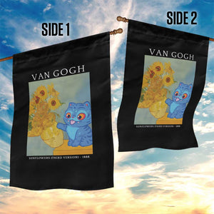Van Gogh Kpop Fan Garden Flag Blue Tiger Vintage Art Sunflower Cat TS10 Print Your Wear