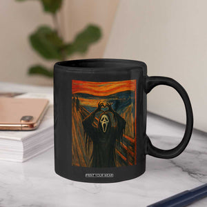 Ghost Heart Hands Coffee Mug Scary Face Horror Halloween TS10 Print Your Wear