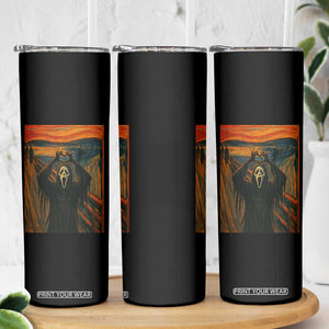 Ghost Heart Hands Skinny Tumbler Scary Face Horror Halloween TS10 Print Your Wear