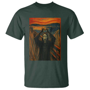 Ghost Heart Hands T Shirt Scary Face Horror Halloween TS10 Dark Forest Green Print Your Wear