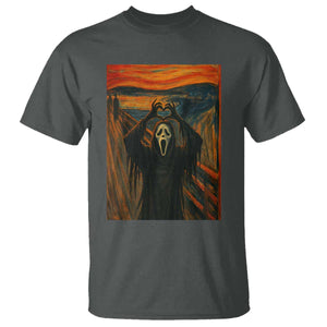 Ghost Heart Hands T Shirt Scary Face Horror Halloween TS10 Dark Heather Print Your Wear