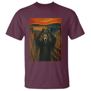 Ghost Heart Hands T Shirt Scary Face Horror Halloween TS10 Maroon Print Your Wear