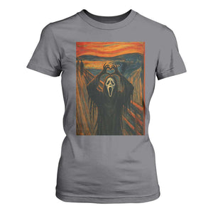 Ghost Heart Hands T Shirt For Women Scary Face Horror Halloween TS10 Charcoal Print Your Wear