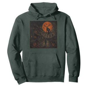 Wendigo Halloween Hoodie Vintage Deer Skull Spooky Night Graphic