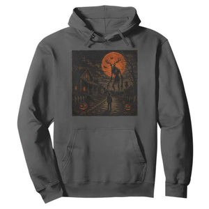 Wendigo Halloween Hoodie Vintage Deer Skull Spooky Night Graphic