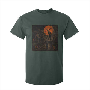 Wendigo Halloween T Shirt For Kid Vintage Deer Skull Spooky Night Graphic
