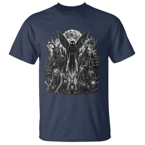 Cryptid Monsters Urban Legends T Shirt Vintage Dark Folklore Leave Before Dark Graphic