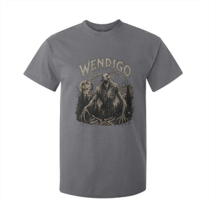 Wendigo Cryptid Monster T Shirt For Kid Heavy Metal Dark Fantasy Horror Graphic TS10 Charcoal Print Your Wear