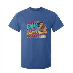 Grab Your Balls Its Canning Season Funny Food Preservation T Shirt For Kid Retro Pop Art Graphic