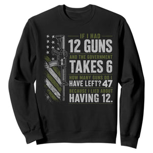 If I Had 12 Guns and The Government Math Second Amendment Sweatshirt