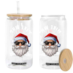 Funny Santa Jokes Glass Can Mike Who Chesse Hairy Inappropriate Adult Humor Christmas TS10 Print Your Wear