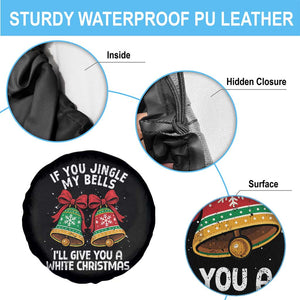 Jingle Bell Christmas Spare Tire Cover Funny Naughty White Elephant Gag Gift Exchange TS10 Print Your Wear