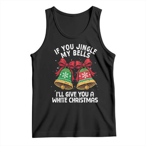 Jingle Bell Christmas Tank Top Funny Naughty White Elephant Gag Gift Exchange TS10 Black Print Your Wear