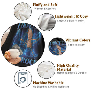 Marcus The Worm Meme Throw Blanket I Don't Like This Rock Bootleg TS10 Print Your Wear