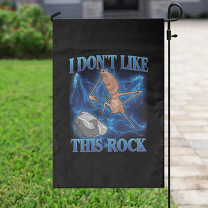 Marcus The Worm Meme Garden Flag I Don't Like This Rock Bootleg TS10 Print Your Wear