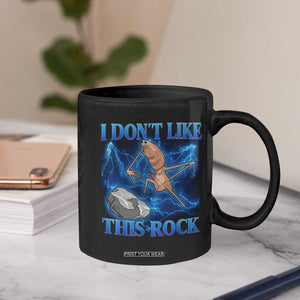 Marcus The Worm Meme Coffee Mug I Don't Like This Rock Bootleg TS10 Print Your Wear
