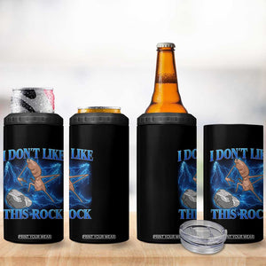 Marcus The Worm Meme 4 in 1 Can Cooler Tumbler I Don't Like This Rock Bootleg TS10 Print Your Wear