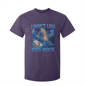Marcus The Worm Meme T Shirt For Kid I Don't Like This Rock Bootleg TS10 Purple Print Your Wear
