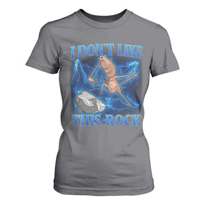 Marcus The Worm Meme T Shirt For Women I Don't Like This Rock Bootleg TS10 Charcoal Print Your Wear