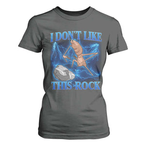 Marcus The Worm Meme T Shirt For Women I Don't Like This Rock Bootleg TS10 Dark Heather Print Your Wear