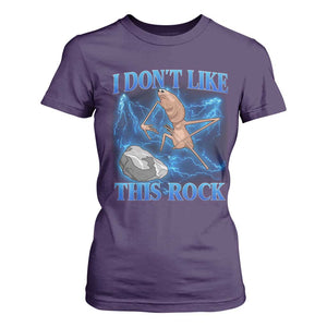 Marcus The Worm Meme T Shirt For Women I Don't Like This Rock Bootleg TS10 Purple Print Your Wear
