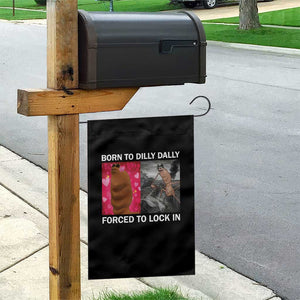 Marcus The Worm Meme Garden Flag Born To Dilly Dally Forced To Lock In Funny Cute Brainrot TS10 Print Your Wear