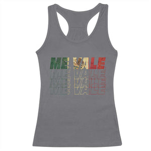 Me Vale Mexican Flag Racerback Tank Top Sarcastic Saying Latino Spanish Slang TS10 Charcoal Print Your Wear