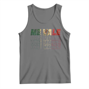 Me Vale Mexican Flag Tank Top Sarcastic Saying Latino Spanish Slang TS10 Black Heather Print Your Wear