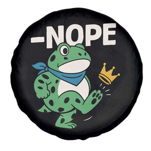 No Kings in America Portland Frog Spare Tire Cover Funny Political Meme TS10 Print Your Wear
