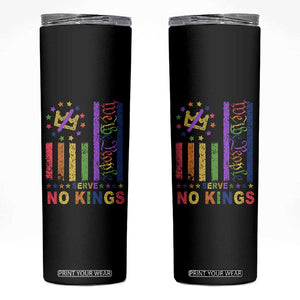 We The People No Kings in America Skinny Tumbler Protest LGBTQ+ American Flag TS10 Black Print Your Wear