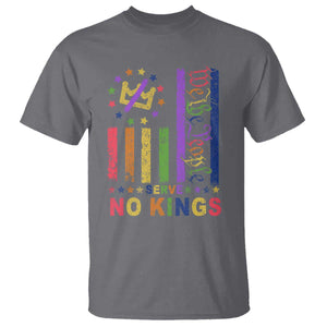 We The People No Kings in America T Shirt Protest LGBTQ+ American Flag TS10 Charcoal Print Your Wear